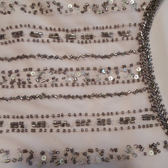 White House Black Market beaded top - Picture 4 of 5